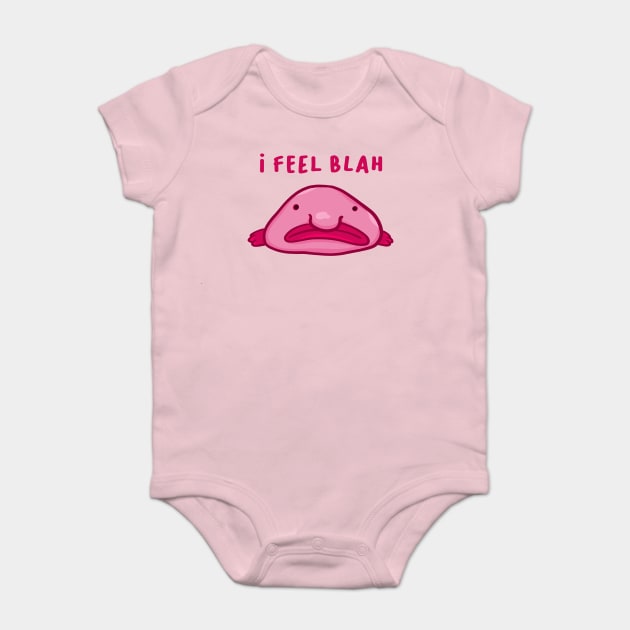 Blobfish feels blah Blobfish Baby Bodysuit TeePublic